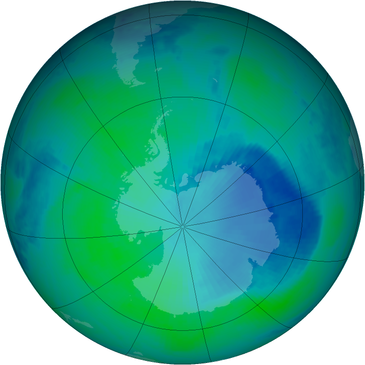 Ozone Map 1999-12-27